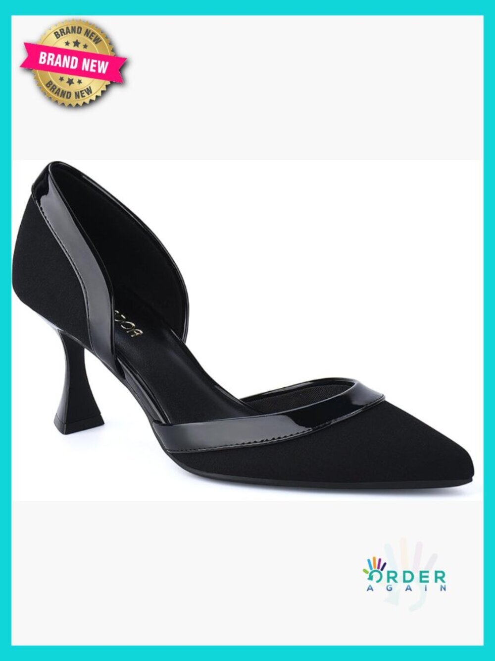 Pointed Toe Kitten Heel Pumps Classic Dress Shoes Comfortable Work Wedding